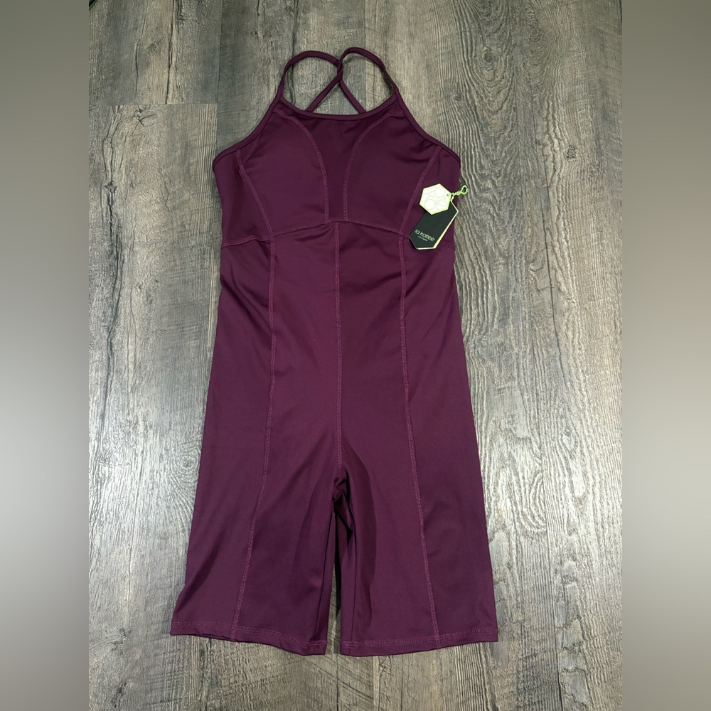 NEW | LA KOTTEE Workout One Piece Jumpsuit Romper Sage Dry-Fab Short